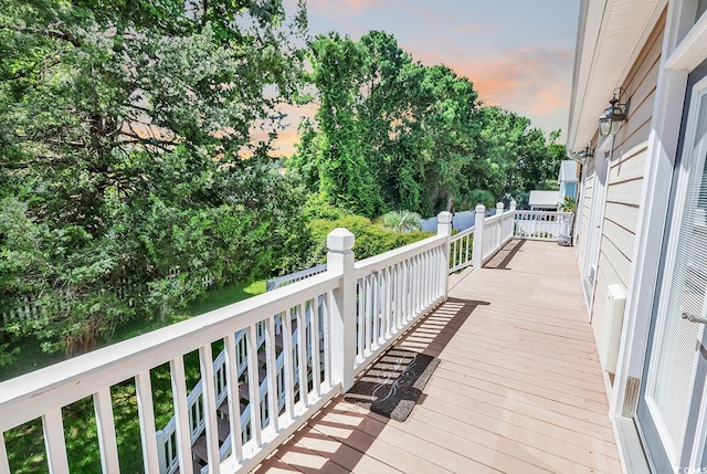 5 Tiara Ln, Murrells Inlet, SC 29576 - view of deck at dusk