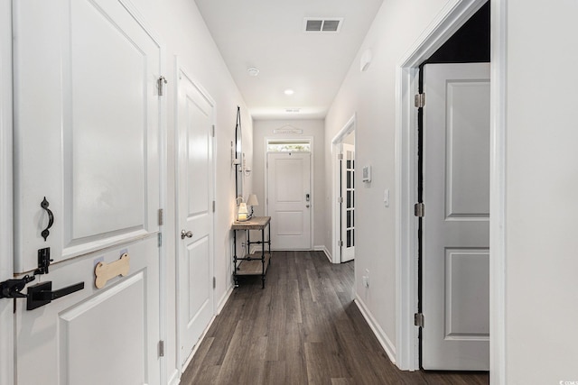 651 Choctaw Dr, Conway, SC 29526 - corridor featuring dark wood-style flooring and baseboards