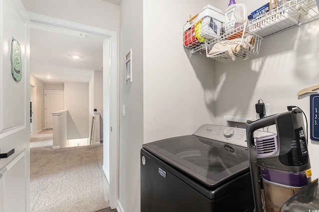 651 Choctaw Dr, Conway, SC 29526 - washroom featuring washer / clothes dryer and carpet floors