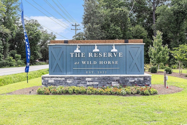 651 Choctaw Dr, Conway, SC 29526 - community / neighborhood sign featuring a lawn