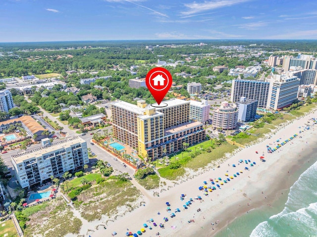 6900 N Ocean Blvd Unit 201, Myrtle Beach, SC 29572 - view of urban area with expansive coastline