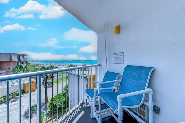 9550 Shore Dr Unit 225, Myrtle Beach, SC 29572 - balcony with a water view