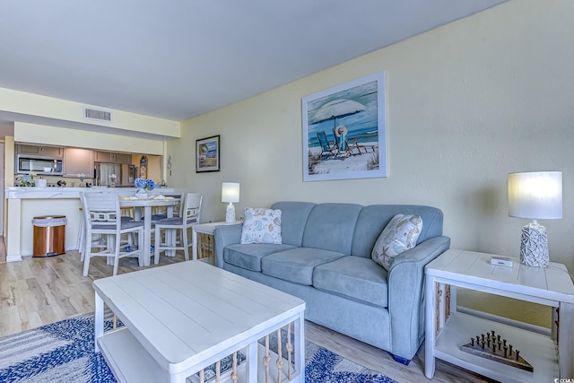 9550 Shore Dr Unit 225, Myrtle Beach, SC 29572 - living room with light wood-type flooring