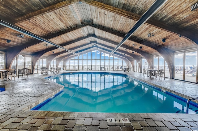 9550 Shore Dr Unit 225, Myrtle Beach, SC 29572 - view of indoor community pool