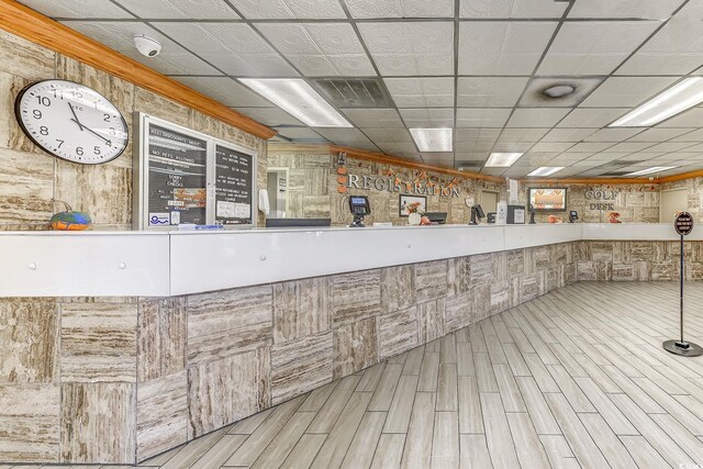 9550 Shore Dr Unit 225, Myrtle Beach, SC 29572 - bar with wood finished floors