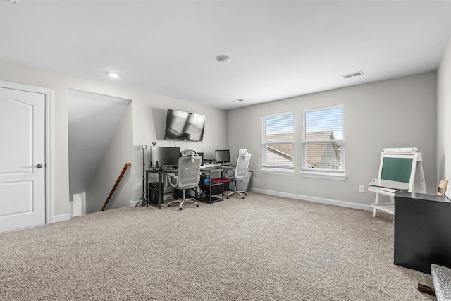 264 Switchgrass Loop, Little River, SC 29566 - carpeted home office featuring baseboards