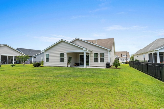 264 Switchgrass Loop, Little River, SC 29566 - rear view of property featuring a ceiling fan and a patio