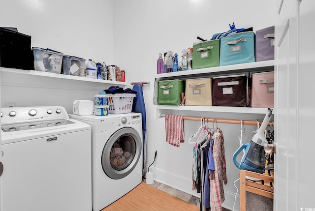 128 Knotty Pine Way, Murrells Inlet, SC 29576 - washroom with washer and dryer and baseboards