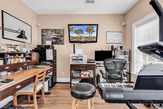 128 Knotty Pine Way, Murrells Inlet, SC 29576 - office featuring wood finished floors and baseboards