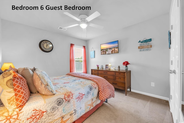 788 Dusty Pine Way, Myrtle Beach, SC 29588 - carpeted bedroom with baseboards and ceiling fan