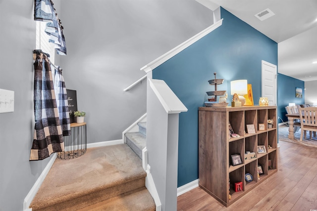 788 Dusty Pine Way, Myrtle Beach, SC 29588 - staircase with wood finished floors