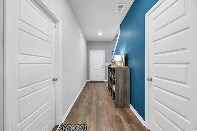 788 Dusty Pine Way, Myrtle Beach, SC 29588 - corridor featuring dark wood finished floors and recessed lighting
