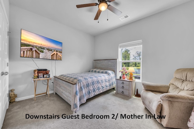 788 Dusty Pine Way, Myrtle Beach, SC 29588 - bedroom with carpet and ceiling fan