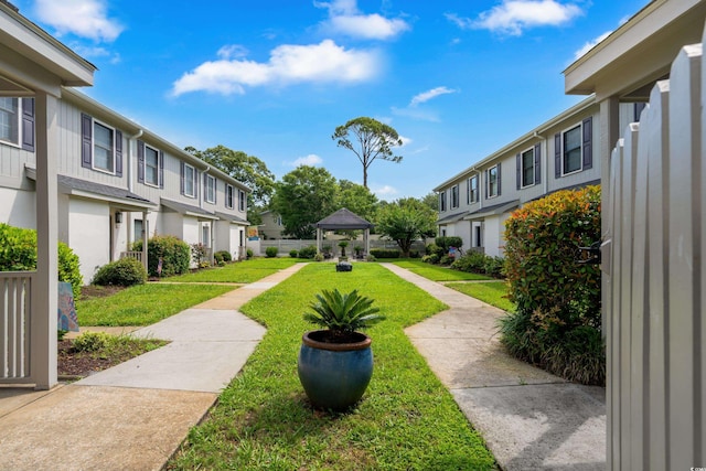 315 72nd Ave N Unit A, Myrtle Beach, SC 29572 - view of property's community with a residential view, a gazebo, and a yard