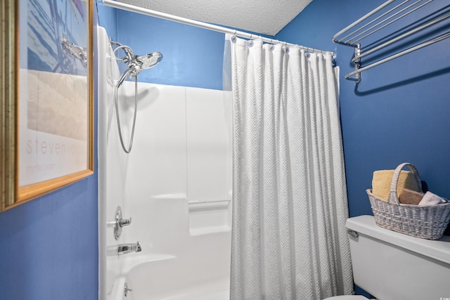 315 72nd Ave N Unit A, Myrtle Beach, SC 29572 - full bathroom featuring a textured ceiling and shower / bath combo with shower curtain