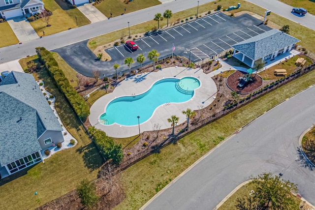 908 Ashbourn Ct, Murrells Inlet, SC 29576 - aerial view of a pool