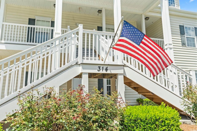 314 Black Oak Ln Unit 102, Murrells Inlet, SC 29576 - view of property exterior featuring stairway