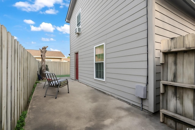 1710-C Edge Dr, North Myrtle Beach, SC 29582 - fenced backyard featuring a patio area and cooling unit