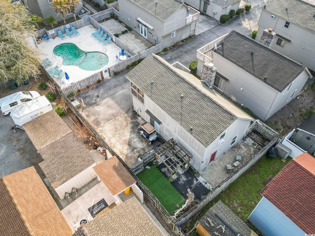 1710-C Edge Dr, North Myrtle Beach, SC 29582 - bird's eye view of a pool area