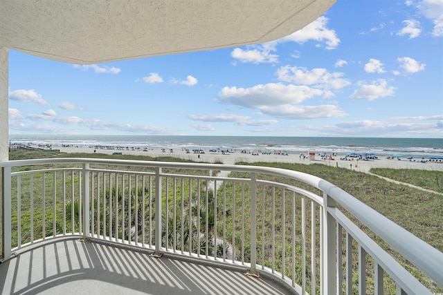 523 S Ocean Blvd Unit 305, North Myrtle Beach, SC 29582 - balcony with view of water and beach