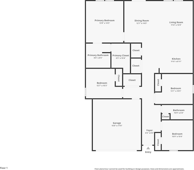 2021 Loblolly St, Georgetown, SC 29440 - view of room layout