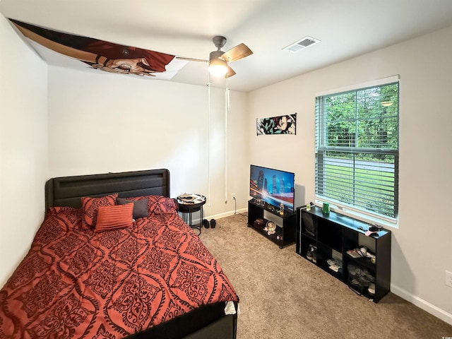 2021 Loblolly St, Georgetown, SC 29440 - bedroom featuring carpet floors and a ceiling fan