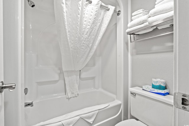 3000 N Ocean Blvd N Unit 1532, Myrtle Beach, SC 29577 - bathroom featuring shower / bath combo and toilet
