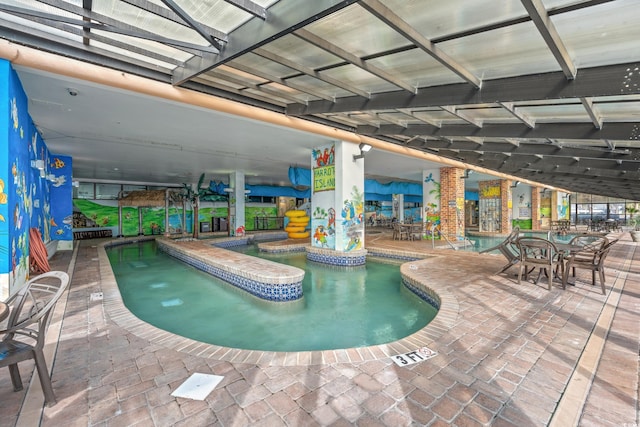 3000 N Ocean Blvd N Unit 1532, Myrtle Beach, SC 29577 - indoor pool with a patio area