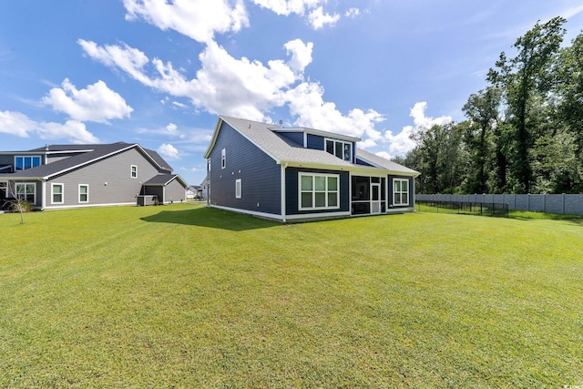 2212 Leeboard Ct, Myrtle Beach, SC 29579 - rear view of property featuring a sunroom