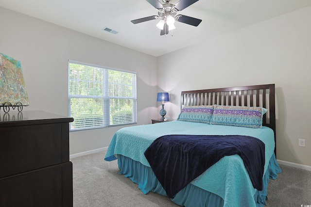 6253 Catalina Dr Unit 1711, North Myrtle Beach, SC 29582 - bedroom featuring light colored carpet and a ceiling fan