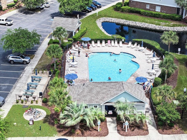 6253 Catalina Dr Unit 1711, North Myrtle Beach, SC 29582 - bird's eye view of a pool