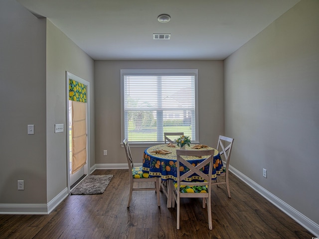 376 Mikita Dr, Surfside Beach, SC 29575 - dining area featuring wood finished floors and baseboards