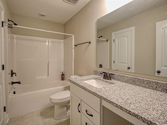 376 Mikita Dr, Surfside Beach, SC 29575 - bathroom featuring vanity, washtub / shower combination, and tile patterned floors