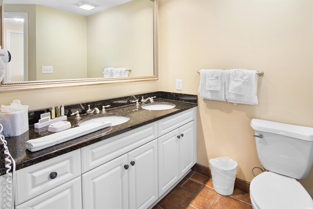 100 N Beach Blvd Unit 1816, North Myrtle Beach, SC 29582 - bathroom with toilet and double vanity