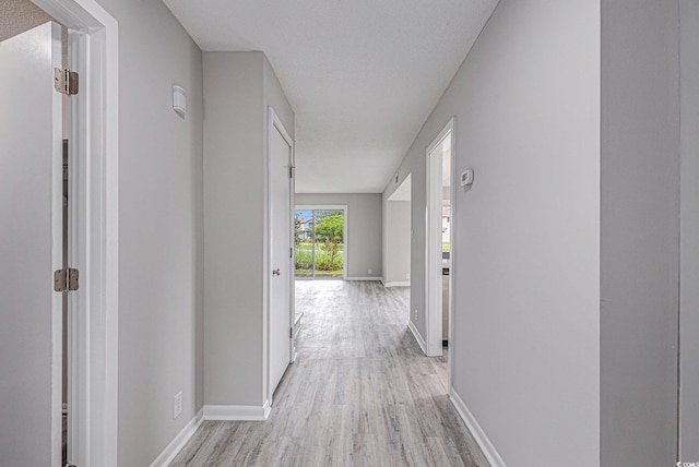 800 Egret Cir Unit 53, Little River, SC 29566 - corridor with light wood-type flooring