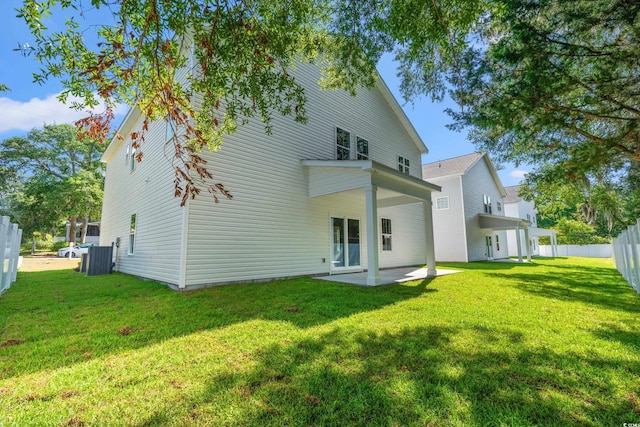 2426 Park St, North Myrtle Beach, SC 29582 - rear view of house with a patio