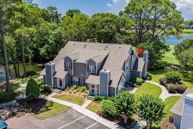 503 20th Ave N Unit 9D, North Myrtle Beach, SC 29582 - view from above of property with a nearby body of water