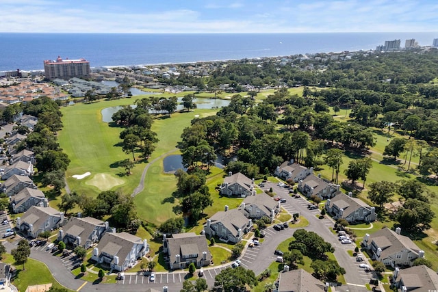 503 20th Ave N Unit 9D, North Myrtle Beach, SC 29582 - aerial view of property and surrounding area with a golf club and nearby suburban area