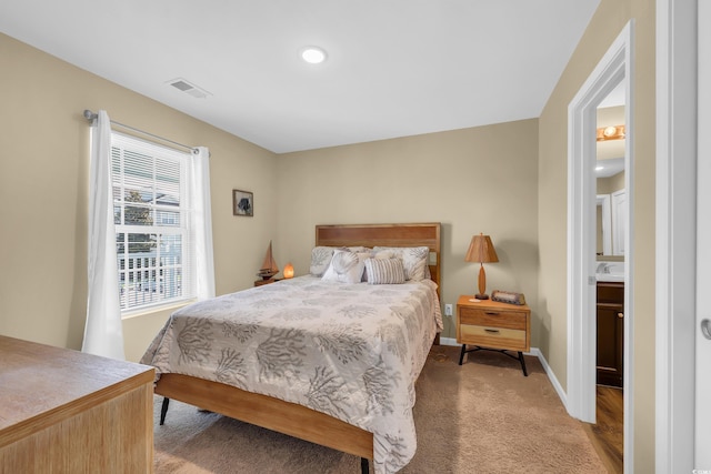 125 S Shore Dr Unit 204, Longs, SC 29568 - bedroom featuring light carpet and recessed lighting