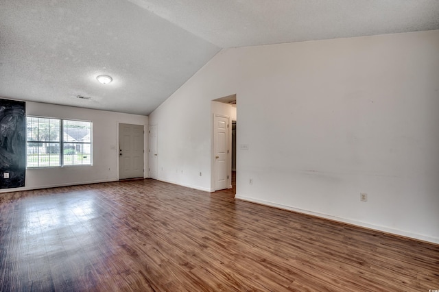 1836 Juniper Dr, Conway, SC 29527 - unfurnished room with wood finished floors and vaulted ceiling