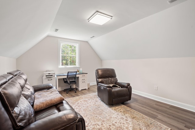 609 Mccown Dr, Conway, SC 29526 - living area with light wood-type flooring and lofted ceiling