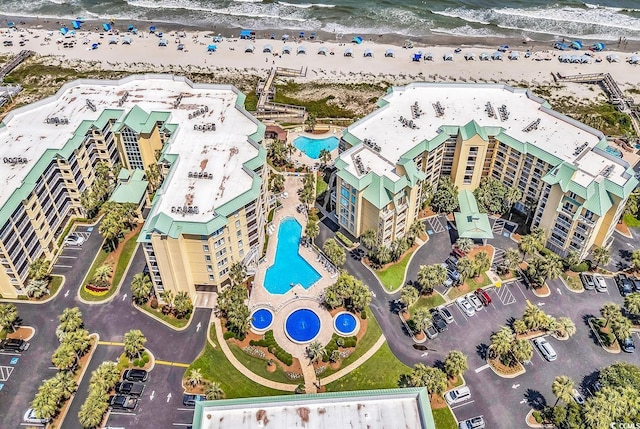 139 S Dunes Dr Unit 304, Pawleys Island, SC 29585 - aerial view of a pool