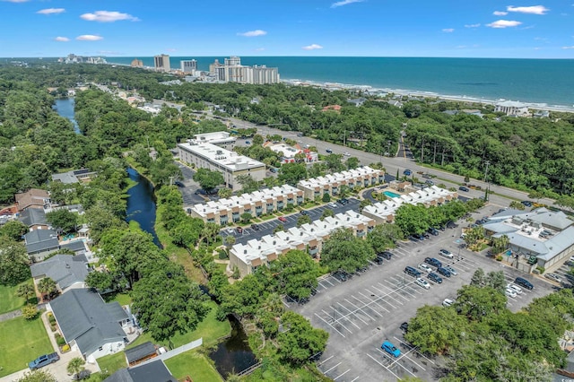 4701 N Kings Hwy Unit 8, Myrtle Beach, SC 29577 - drone / aerial view of a nearby body of water and a tree filled landscape