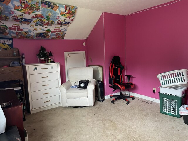 1872 Harris Short Cut Rd, Conway, SC 29526 - bedroom with carpet flooring and vaulted ceiling