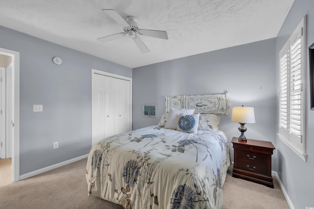 605 Waterway Village Blvd Unit 31A, Myrtle Beach, SC 29579 - carpeted bedroom featuring a closet and ceiling fan