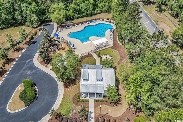 487 Trestle Way, Conway, SC 29526 - drone / aerial view of a pool