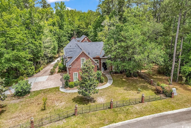 487 Trestle Way, Conway, SC 29526 - view from above of property with a heavily wooded area