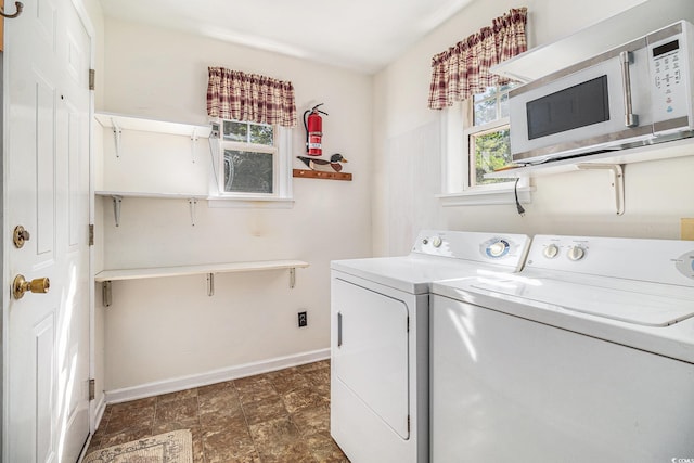 320 Edgewood Cir, Conway, SC 29527 - washroom with washing machine and dryer and healthy amount of natural light