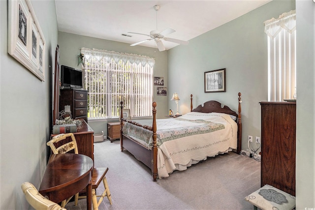 4726 Southern Trl, Myrtle Beach, SC 29579 - carpeted bedroom featuring a ceiling fan and baseboards