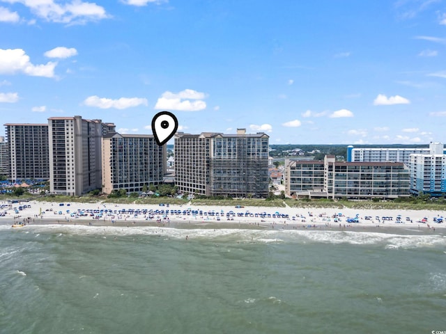 4800 S Ocean Blvd Unit 520, North Myrtle Beach, SC 29582 - drone / aerial view of expansive beach